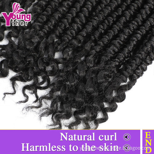 12Inch Curly End Senegalese Twist Braiding Hair Styles Jamaican Twist Braid Body Wave Crochet Braid Hair Twist